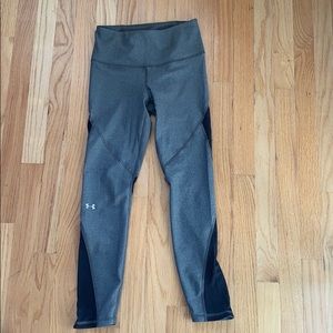 Under armour grey and mesh leggings